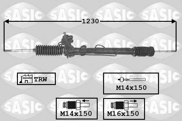 Купить R2525 Motorherz Рулевая рейка