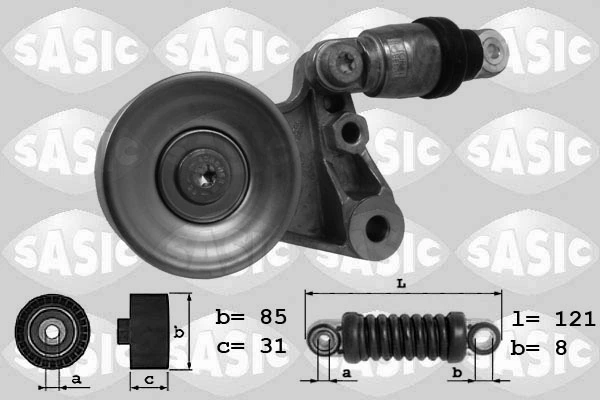 Купить 117502W20C Renault (RVI) Натяжитель приводного ремня