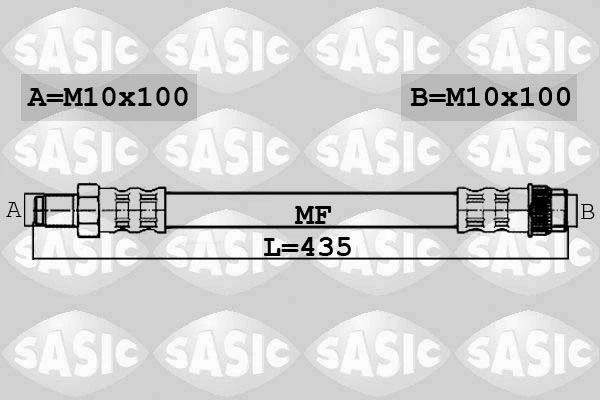 5010422009 Iveco Гибкая тормозная трубка задняя