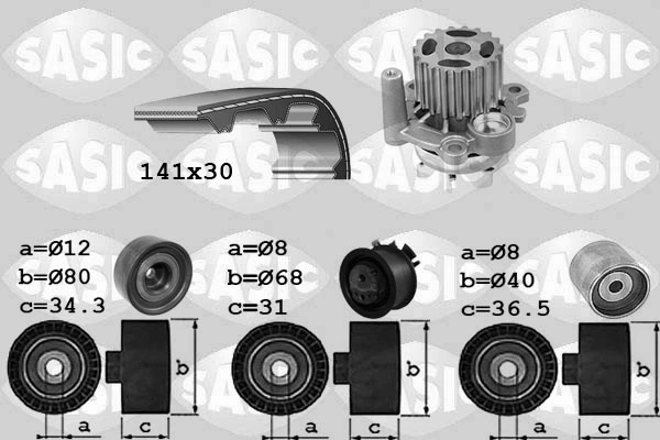ГРМ ремни, комплект Volkswagen Passat B6 седан (3C2) (2005 - 2011) цена, от 168.62 USD