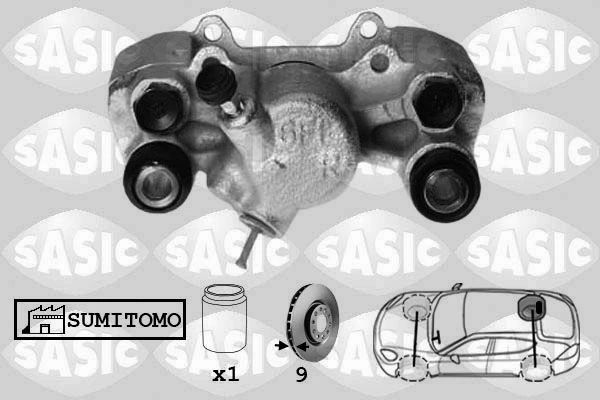 Тормозной суппорт правый задний Toyota Yaris VERSO минивэн (NCP2) (1999 - 2005) цена, от 48.71 USD