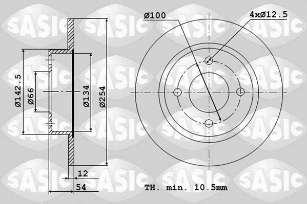 Задний тормозной диск Cifam 800218 цена, от 35.61 USD