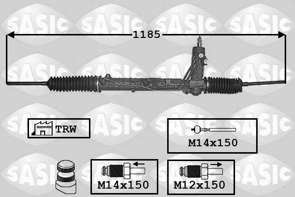 Купить R2240 Motorherz Рулевая рейка