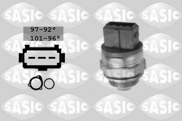 Купить 9629976980 Fiat/Alfa/Lancia Датчик включения вентилятора радиатора 
