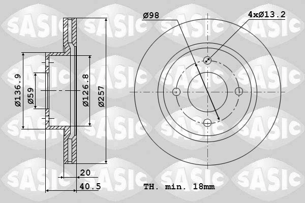 Передние тормозные диски 60806137 Iveco