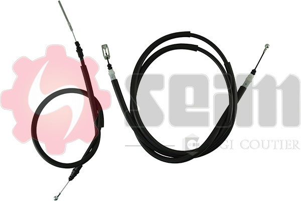 1487274080 Fiat/Alfa/Lancia Cabo do freio de estacionamento traseiro esquerdo