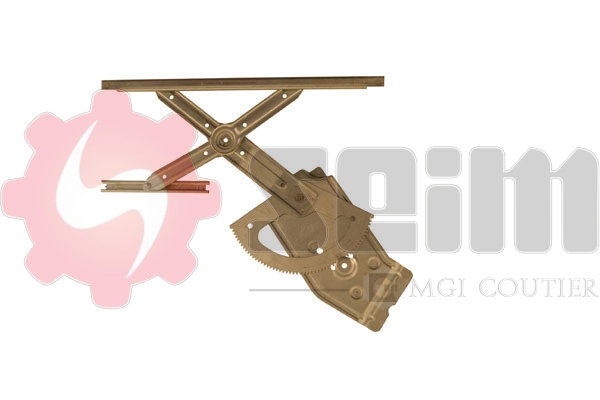 Mecanismo de acionamento de vidro da porta dianteira esquerda Renault Scenic JZ0, JZ1