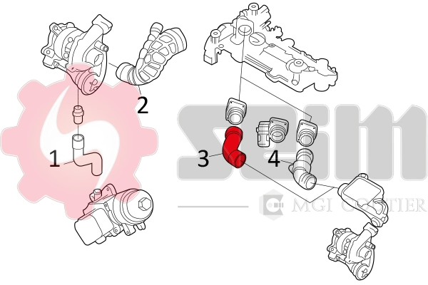 Патрубок воздушного фильтра на Ford Fiesta Mk5 JH, JD