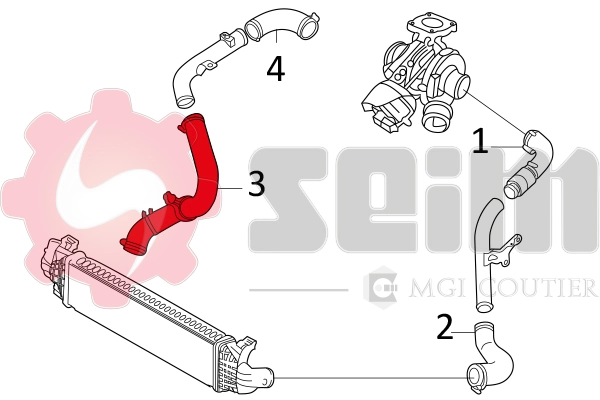 Патрубок интеркулера 31328 CM ONKA