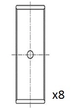 435014004 SM Комплект подшипников скольжения