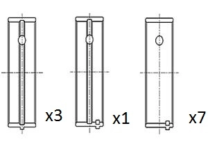WAM402610L Britpart Подшипник скольжения коленвала