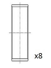 0140404 Glyco Комплект подшипников скольжения