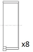 714297 Glyco Комплект подшипников скольжения