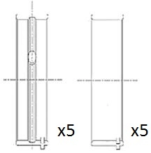 Купить 1020335801 Mercedes Вкладыши коленвала, коренные, комплект, стандарт (STD)