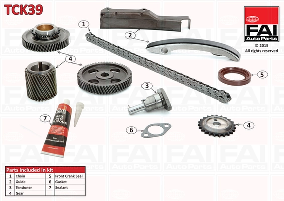  Комплект цепи ГРМ Mitsubishi Pajero 