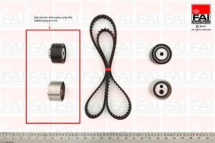 Correia do mecanismo de distribuição de gás, kit Toyota Corolla E11