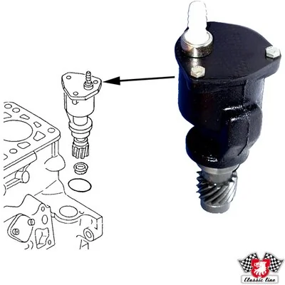 Bomba a vácuo Volkswagen Passat B2 32B