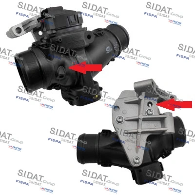 Válvula de borboleta montada Citroen C4 UA