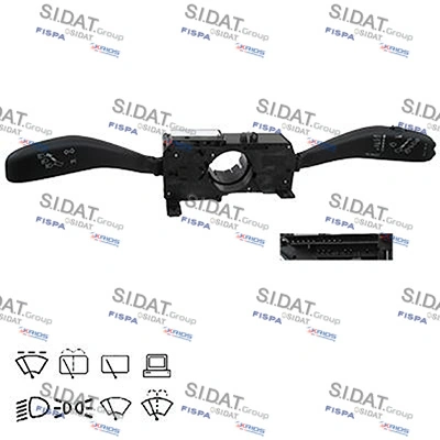 Comutador instalado na coluna da direção, montado Skoda Fabia 2 5J2, 542, 572, 582