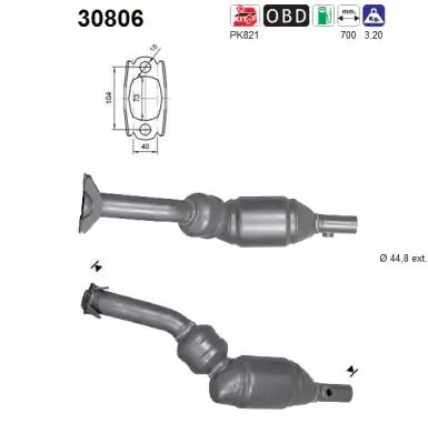 200108408R Renault (RVI) Конвертор-катализатор