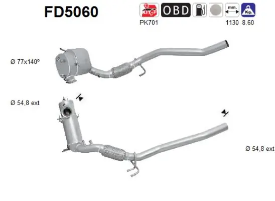 Глушитель, передняя часть Maxgear 276002 цена, от 489.66 USD
