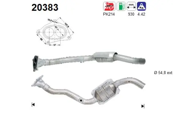 Convertidor - catalisador Ford Transit IV E