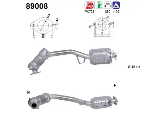 Convertidor - catalisador Subaru Forester 1 S10, SF