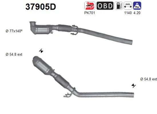 Convertidor - catalisador Volkswagen Golf V 1K5