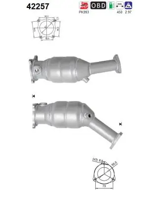 Катализатор 276174 Maxgear