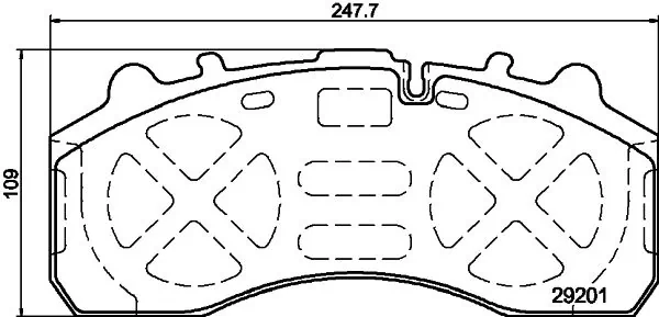 Колодки Rider RD29108PRF цена, от 92.46 USD