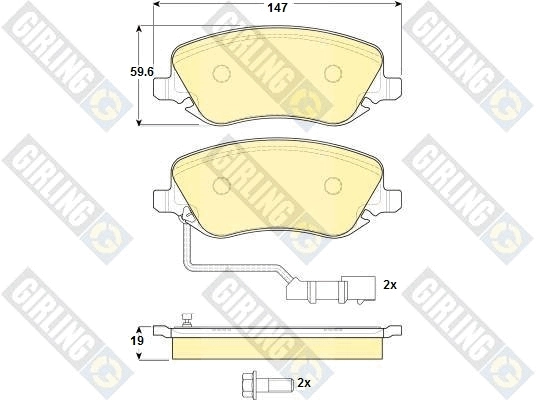 Купить 9949293 Fiat/Alfa/Lancia Колодки тормозные