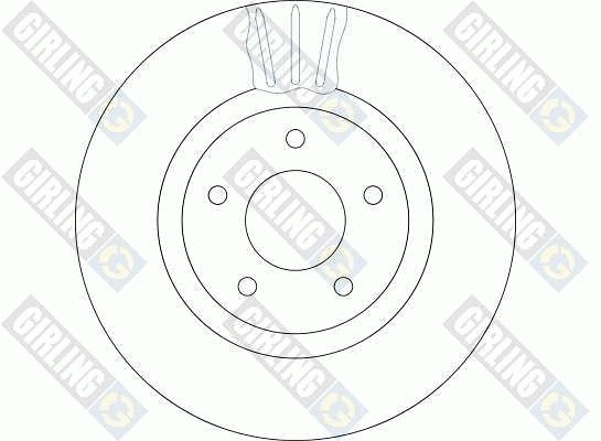 Передние тормозные диски C2C41250 Britpart