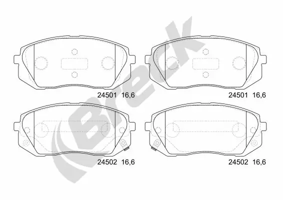 Колодки Breck 245010070100 цена, от 34.85 USD