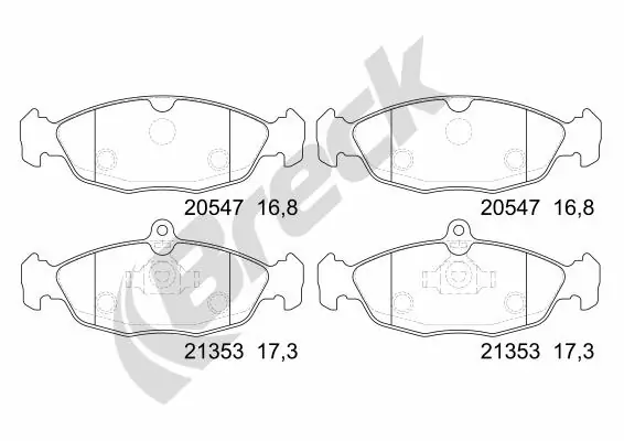 Купить 6008509 Kraft Колодки тормозные