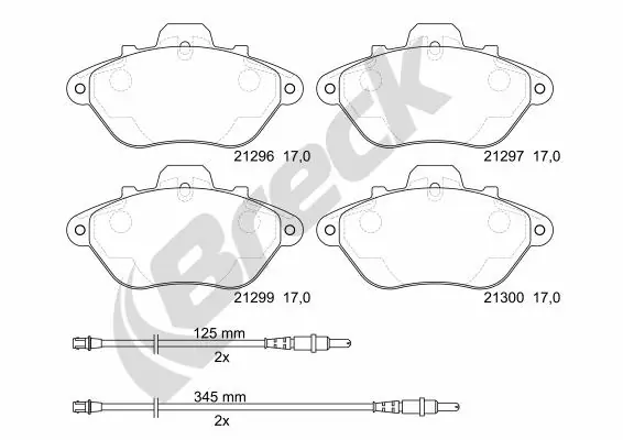 Купить 425296 Peugeot/Citroen Колодки тормозные