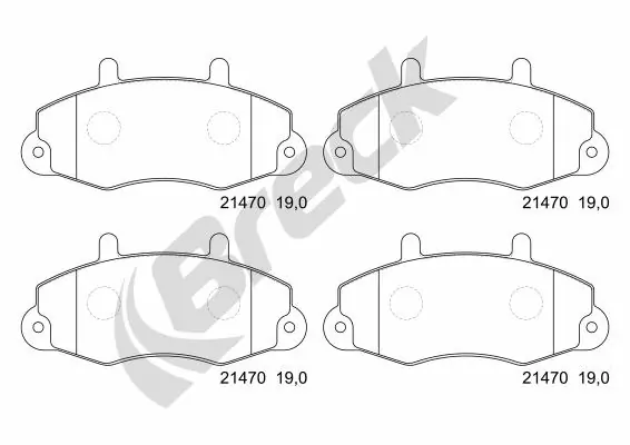 Колодки Breck 214700070100 цена, от 15.94 USD
