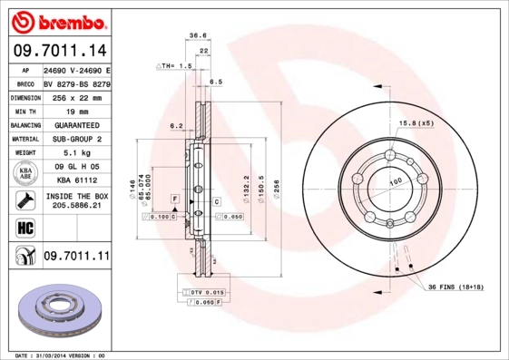 Disco do freio dianteiro Seat Toledo preço, a partir de 77,73 USD