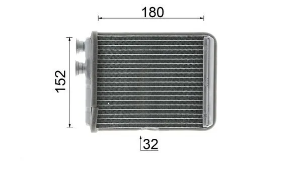 AH299000P Mahle Original Радиатор отопителя салона