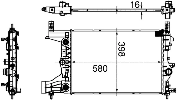 Радиатор CR2122000S Mahle Original