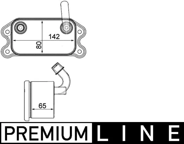 CLC101000P Mahle Original Радиатор АКПП