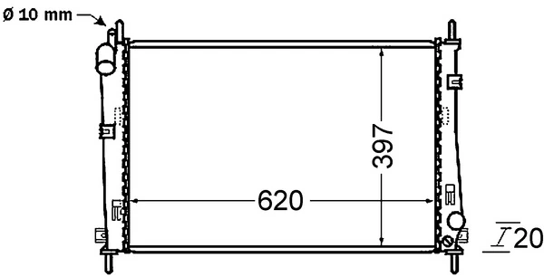 Радиатор CR1137000S Mahle Original