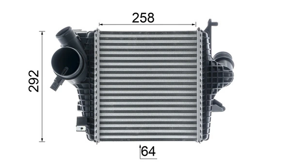 Купить CI637000P Mahle Original Интеркулер