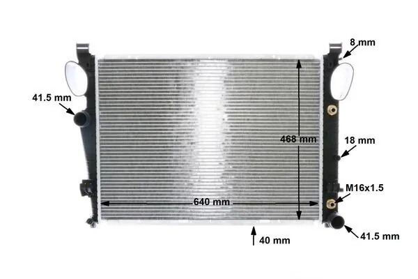 CR302000S Mahle Original Радиатор основной