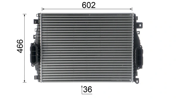 Интеркулер CI377000P Mahle Original