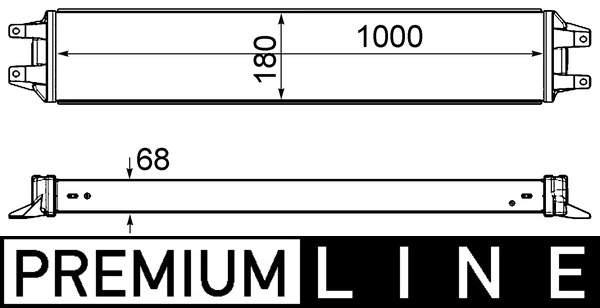CLC208000P Mahle Original Радиатор АКПП
