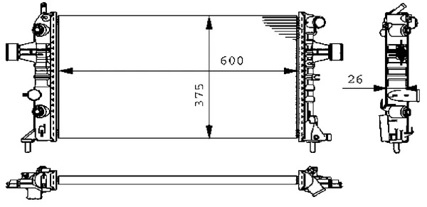 Радиатор CR228000S Mahle Original