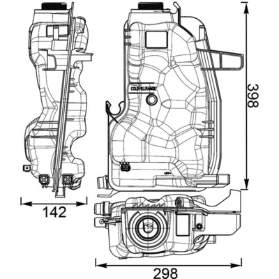 CRT76000S Mahle Original Расширительный бачок охлаждения