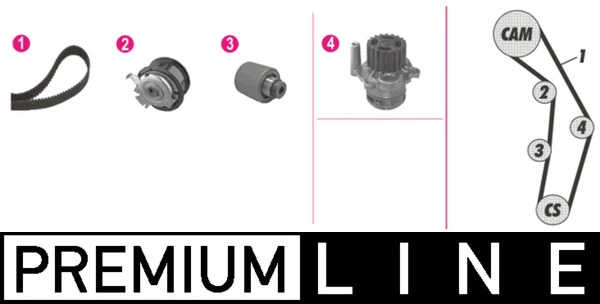 Correia do mecanismo de distribuição de gás, kit Skoda Fabia 2 5J2, 542, 572, 582