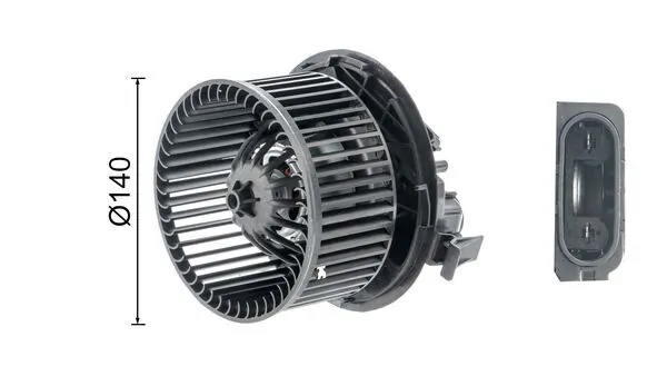 Вентилятор печки AB228000S Mahle Original
