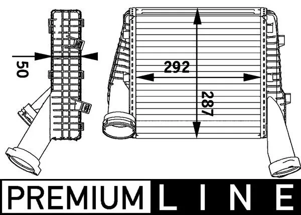 CI141000P Mahle Original Охладитель наддувочного воздуха